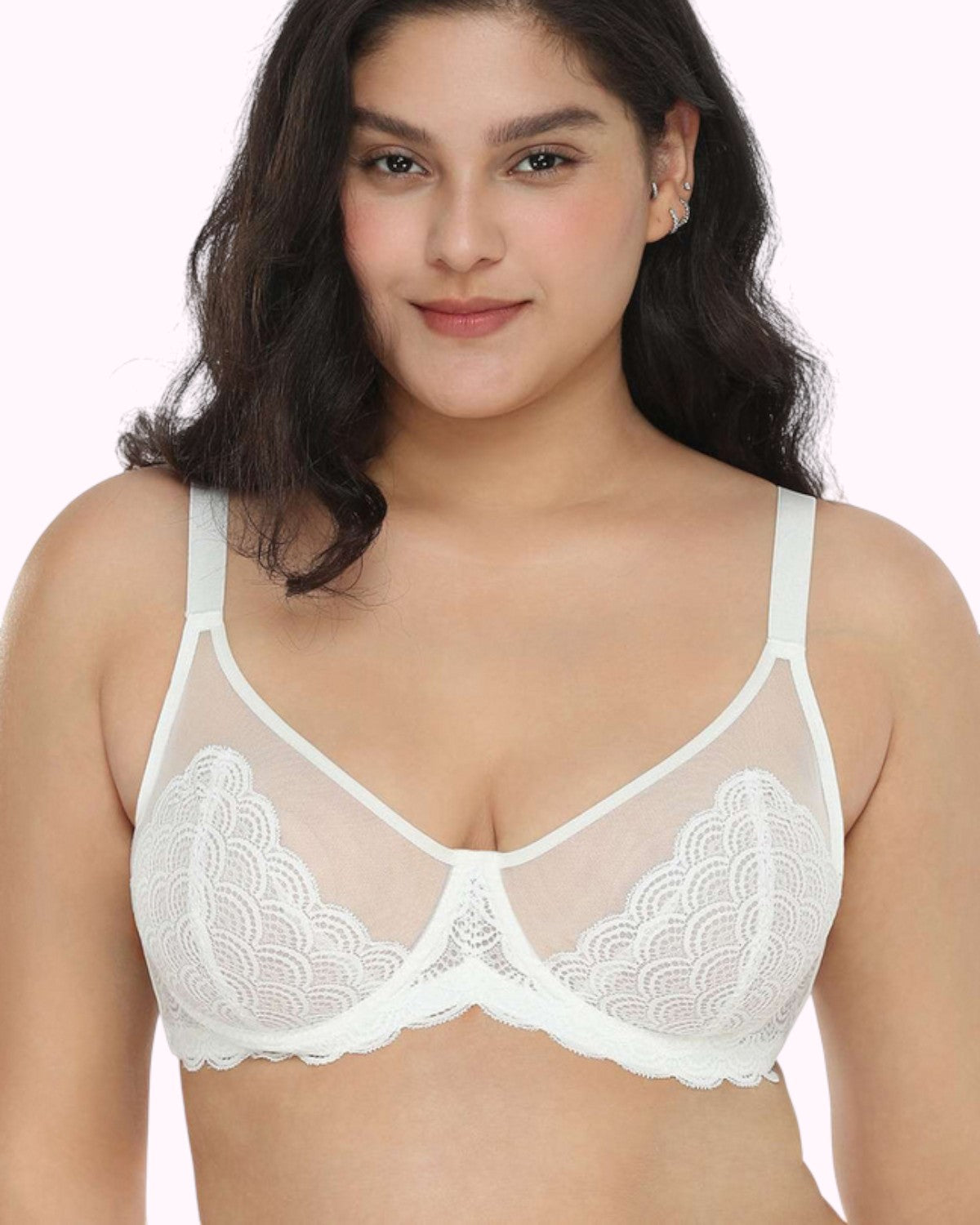Mermaid Lace Minimizer Bra