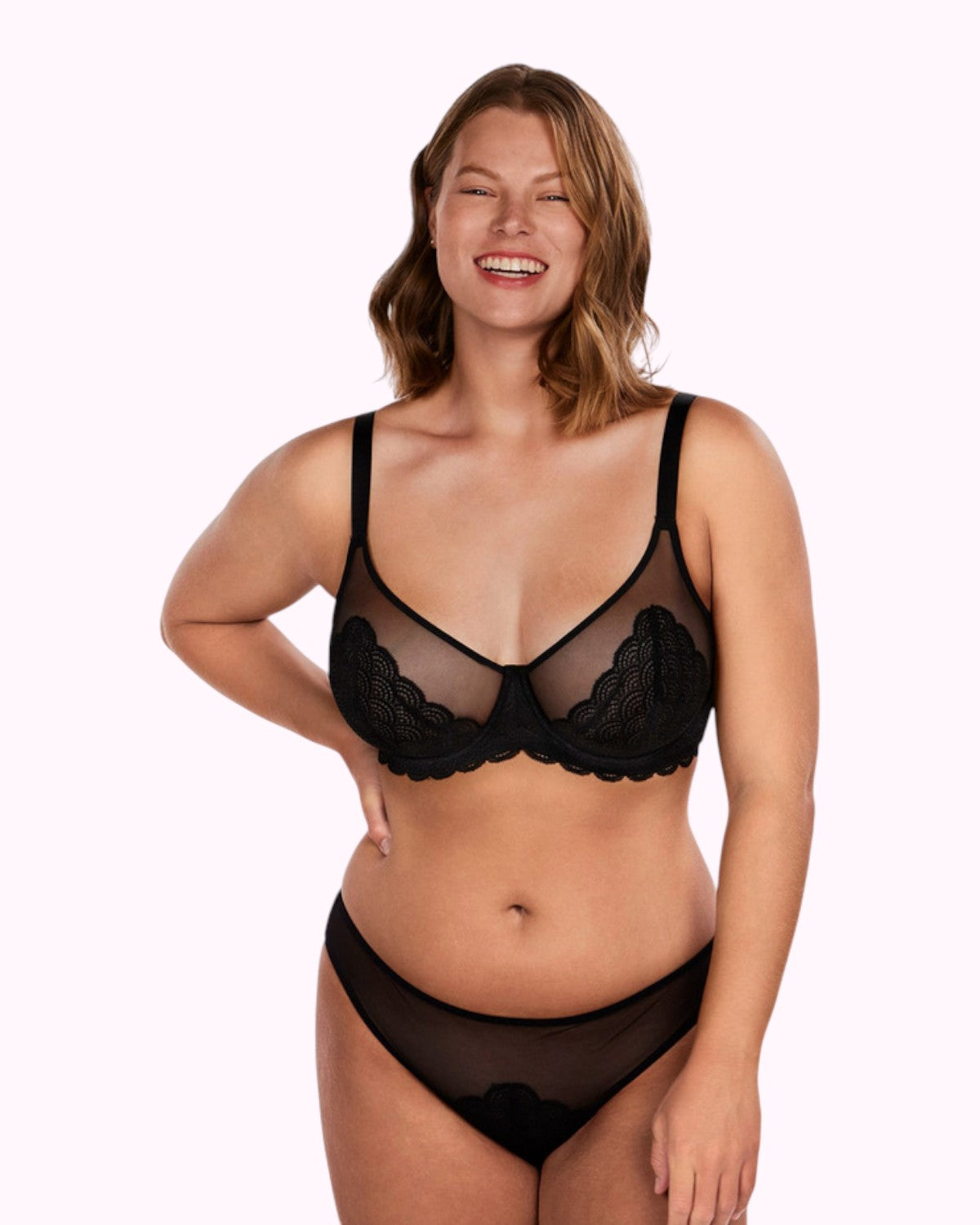 Mermaid Lace Minimizer Bra