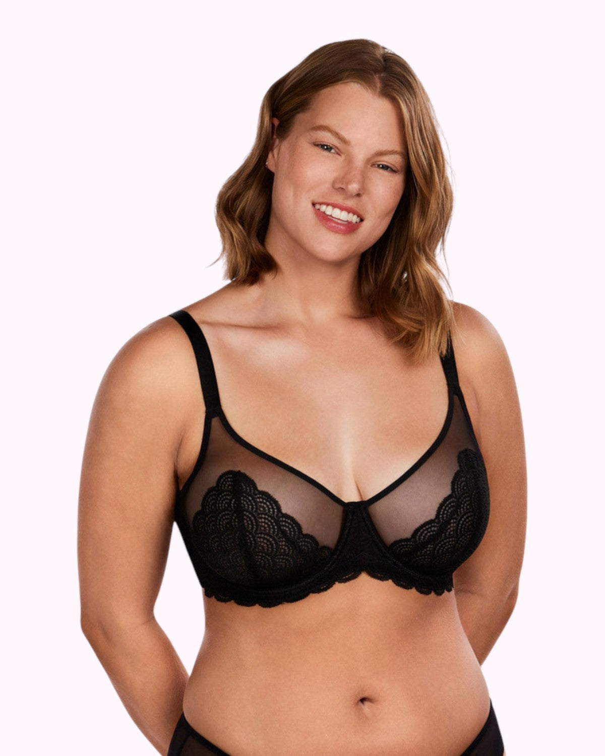 Mermaid Lace Minimizer Bra